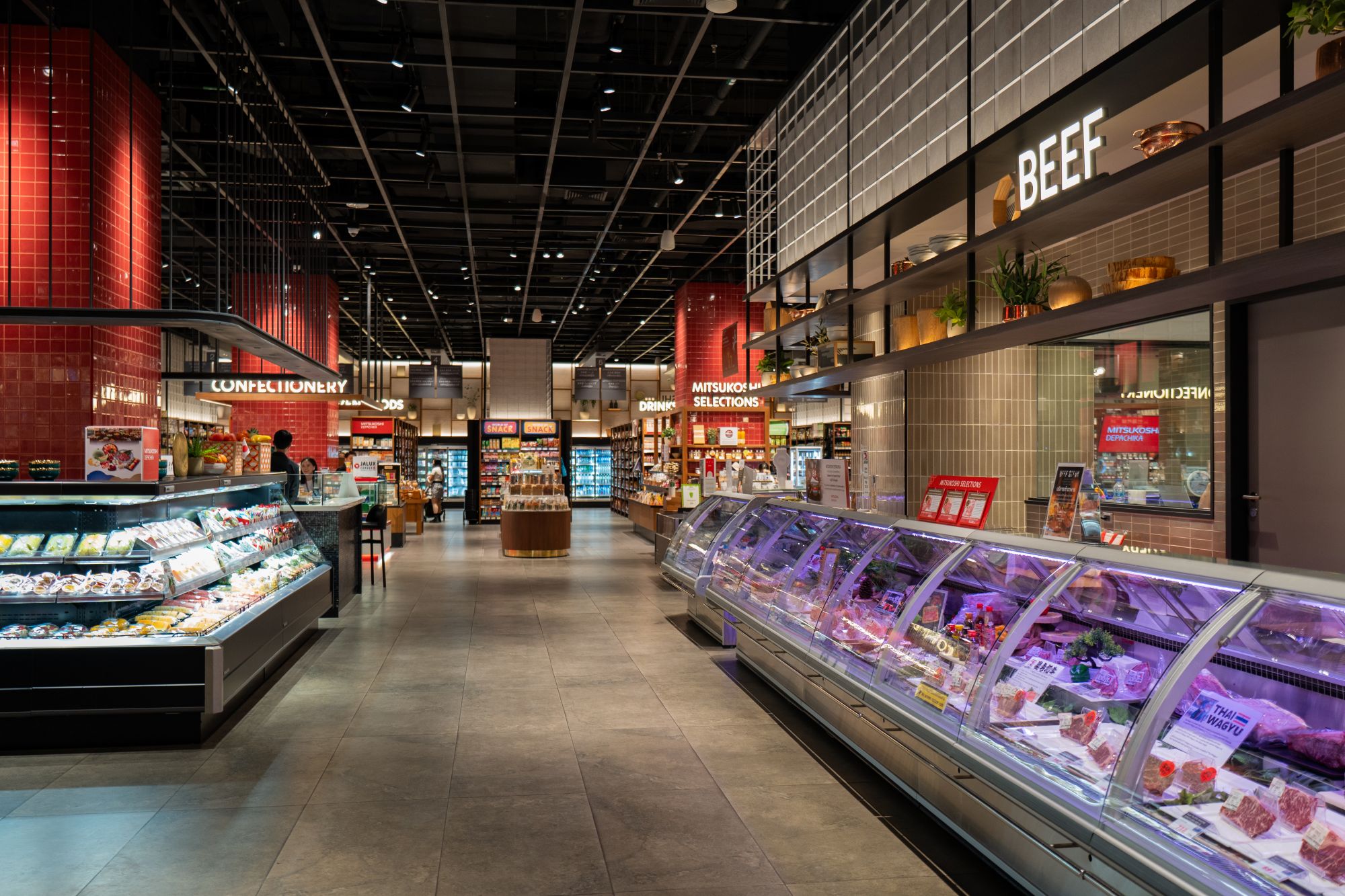 Meet Zone at Mitsukoshi Depachika One Bangkok supermarket in Bangkok.