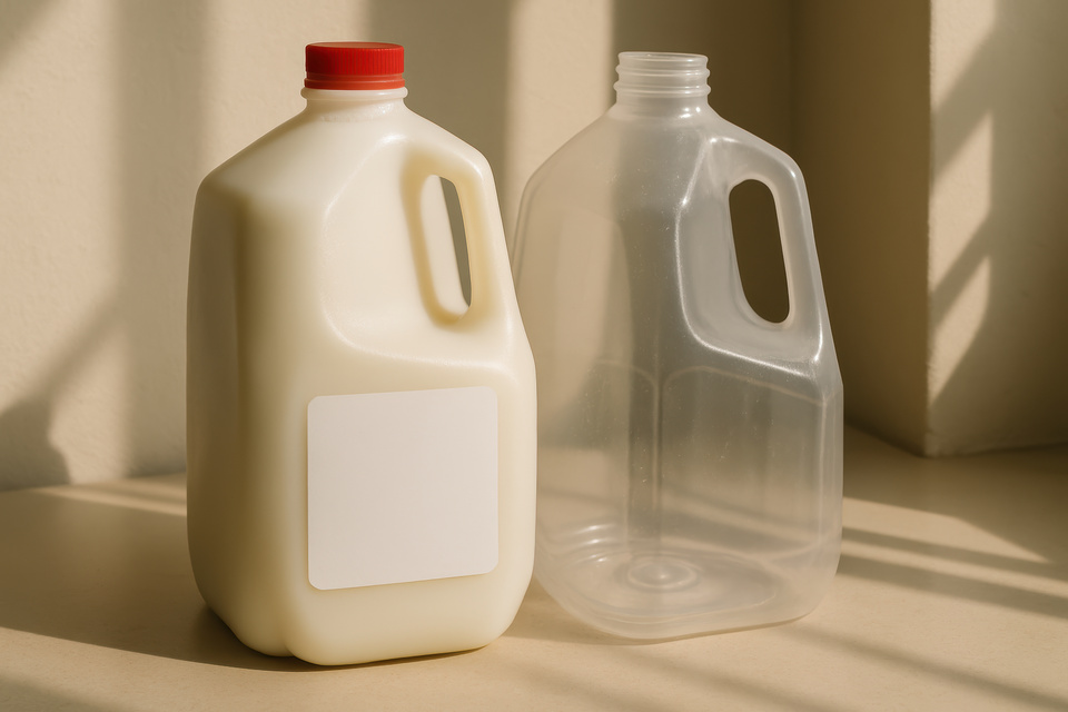 Plastic gallons for food storage (HDPE)